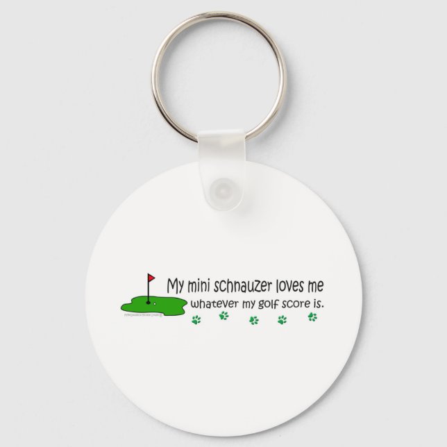 Porte-clés MiniSchnauzer (Recto)