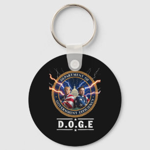 Porte-clés Ministère De L'Efficacité Gouvernementale Doge Tru