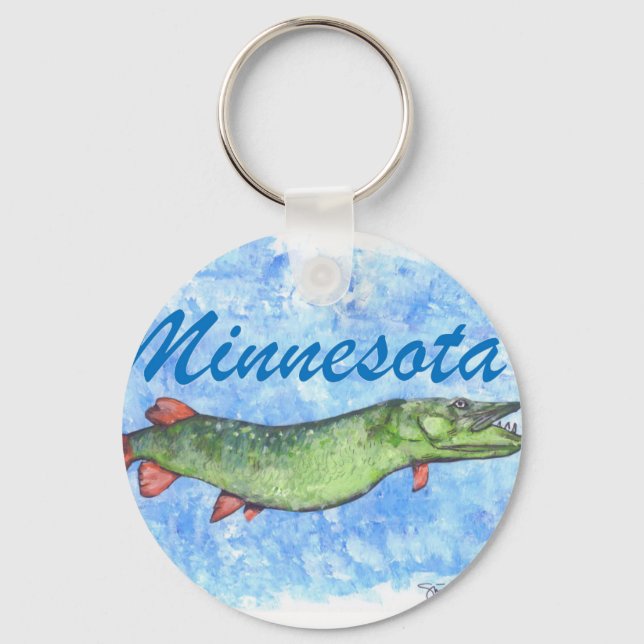 Porte-clés Minnesota Musky (Recto)