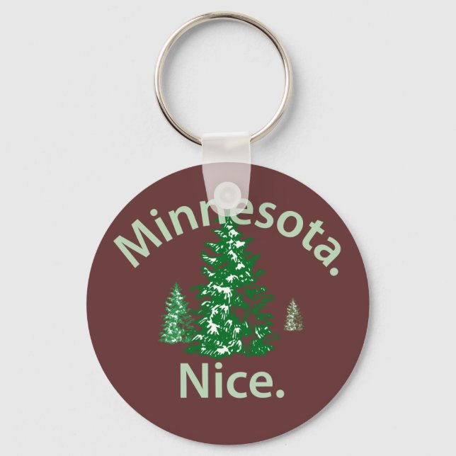 Porte-clés Minnesota Nice.  Period! (Recto)