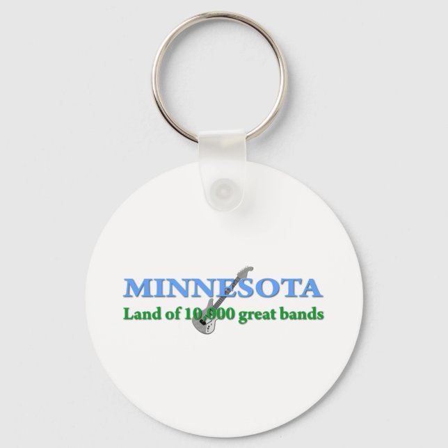 Porte-clés Minnesota - Terre de 10 000 bandes (Recto)