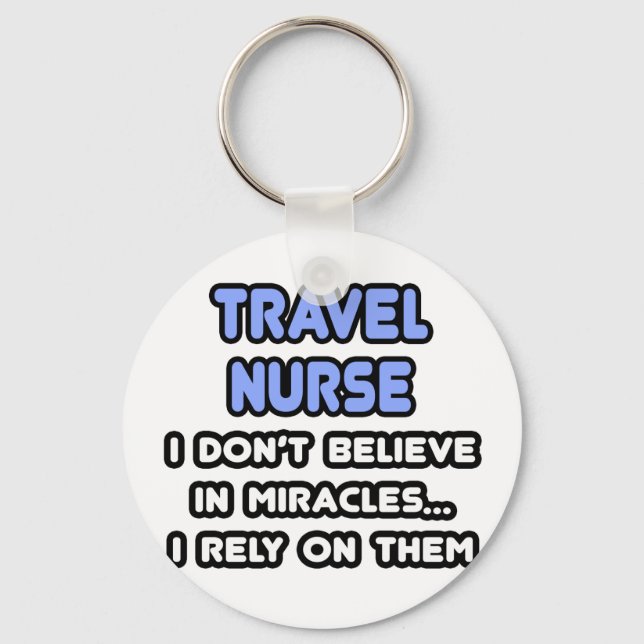 Porte-clés Miracles et infirmières de voyage (Recto)
