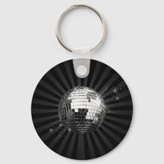 Porte-clés Mirror Disco Ball on Black