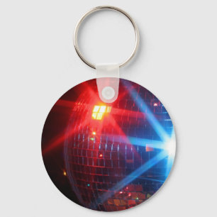 Porte-clés Mirror disco rotating ball with laser lights
