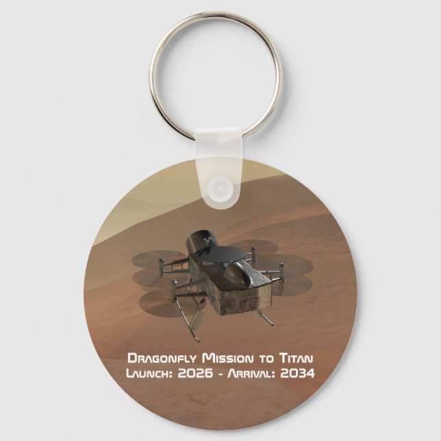 Porte-clés Mission libellule à Titan (Recto)