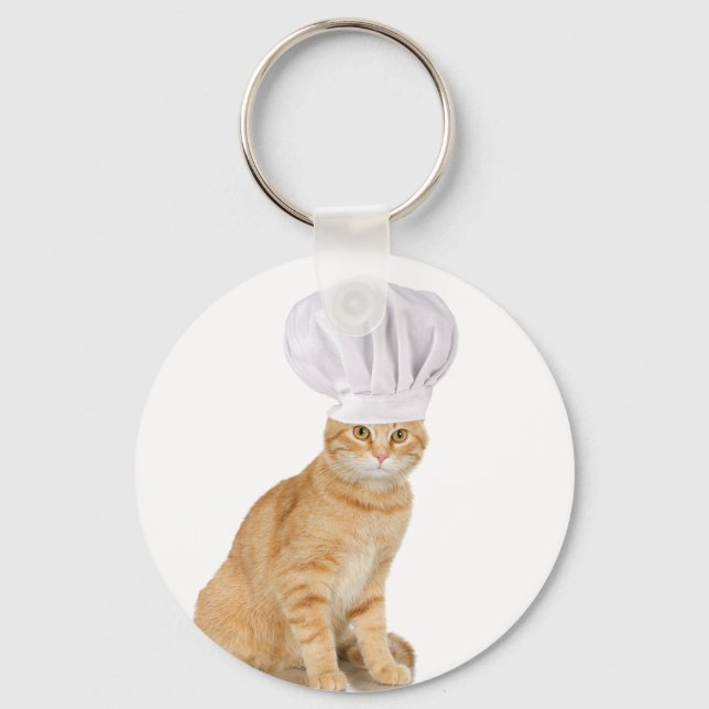 Porte-clés Mister Cat Chef Vous (Recto)
