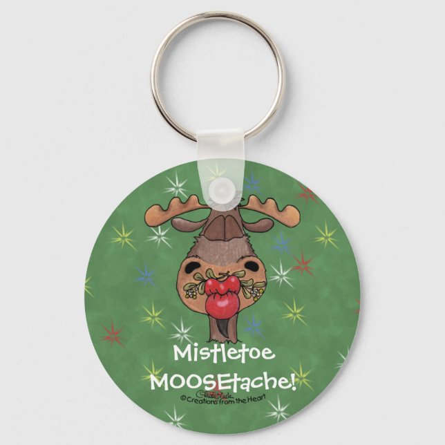 Porte-clés Mistletoe MOOSEtache (Recto)