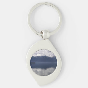 Porte-clés Misty Alaskan Sea dans les tons bleu