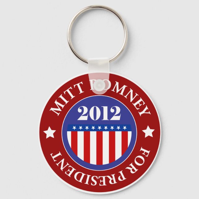 Porte-clés Mitt Romney pour le président 2012 (Recto)