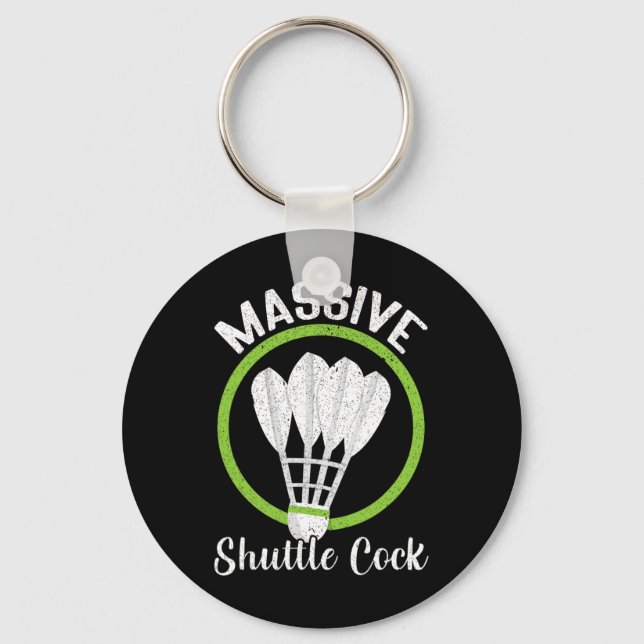 Porte-clés Mive Shuttle Funny Dminton (Recto)