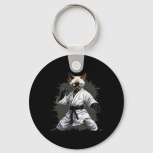 Porte-clés Mixed martial art Siamese Cat Karate Pour Hommes F