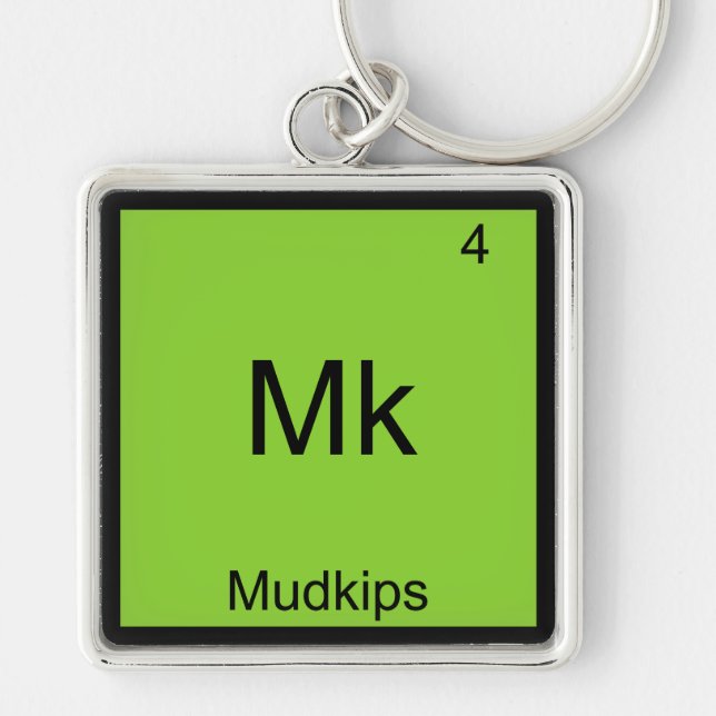 Porte-clés Mk - Mudkips Element de Mème Chimie Drôle T-Shirt (Devant)