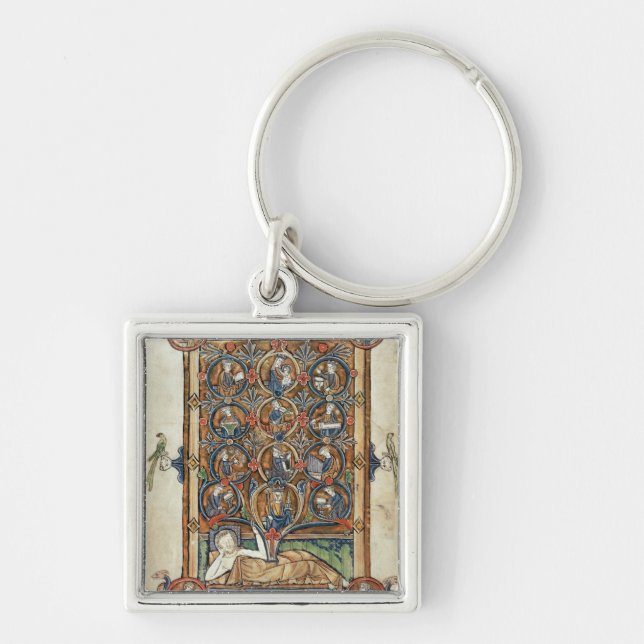 Porte-clés Mme 21926 l'arbre de Jesse d'un psalter (Devant)