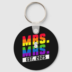 Porte-clés Mme et Mme Ét. 2025 - Mariage Gay Pride 