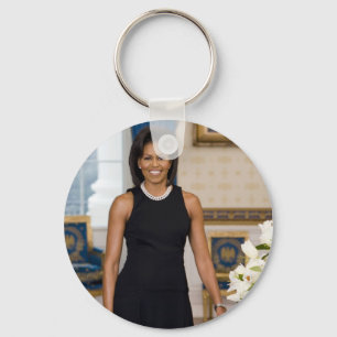 Porte-clés Mme ObamaPortrait