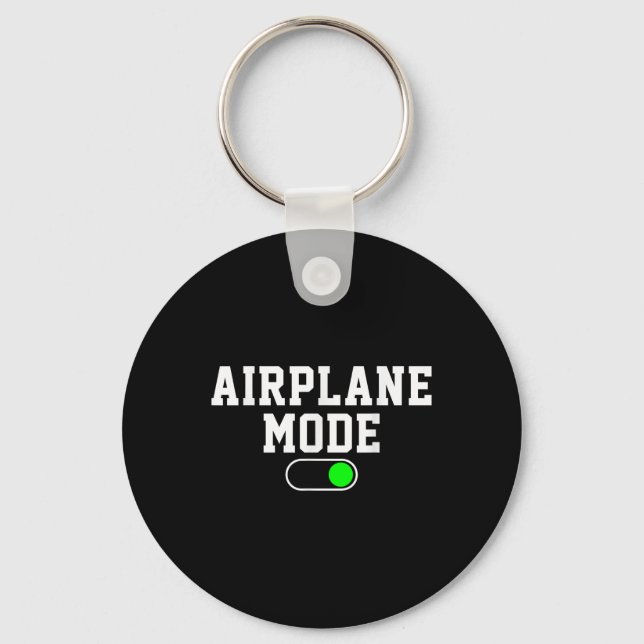 Porte-clés Mode Avion En Vacances Été (Recto)