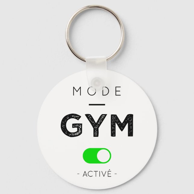 Porte-clés Mode de gym actif (Recto)
