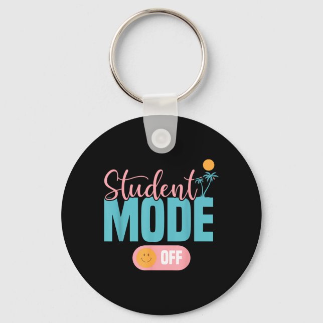 Porte-clés Mode Étudiant Drôle Désactivé Dernier Jour D'école (Recto)