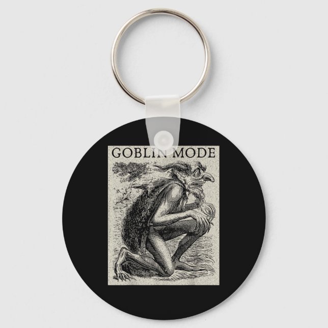 Porte-clés Mode Gobelin Goblincore Fairycore Grunge Médiéval (Recto)