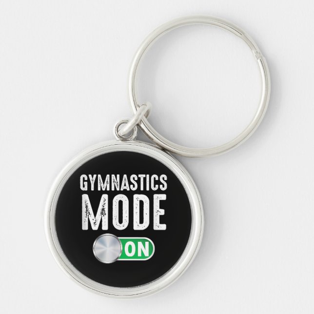 Porte-clés Mode Gymnastique Activé Athlète de Gymnastique Coo (Devant)
