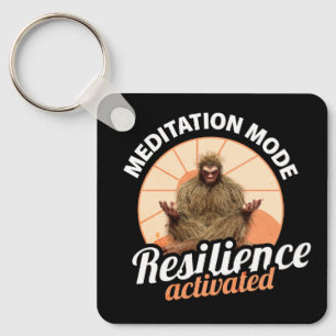 Porte-clés Mode Méditation Bigfoot Résilience Activée