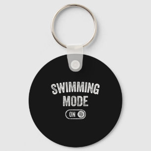 Porte-clés Mode natation activé Cadeau drôle pour nageur Entr