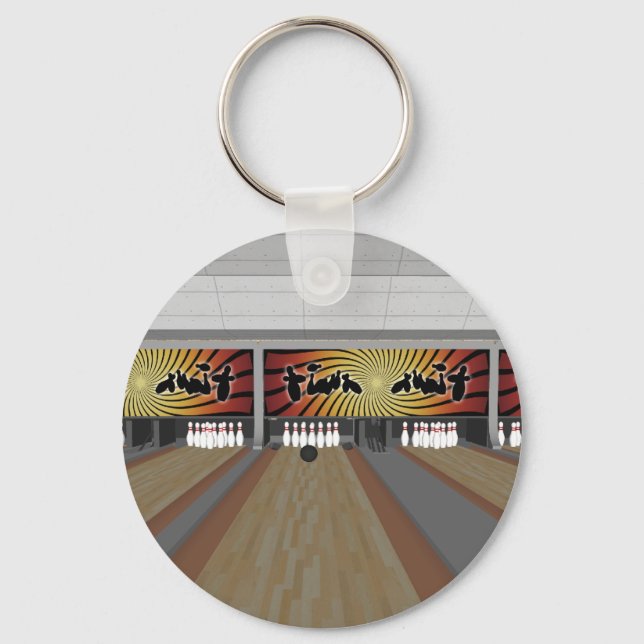 Porte-clés Modèle 3D : Bowling Alley : (Recto)