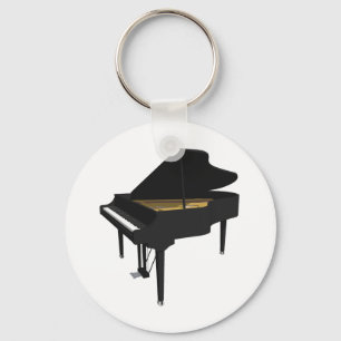 Porte-clés Modèle 3D : Piano noir grand :
