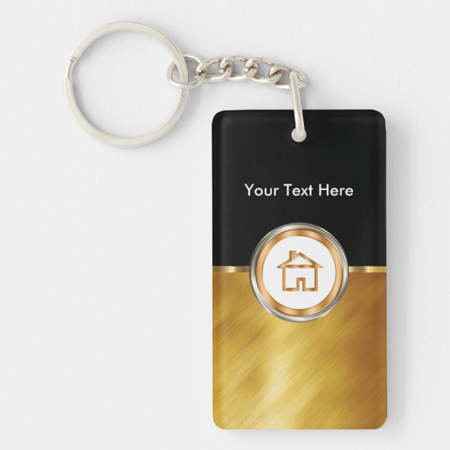 Porte-clés Modèle chic de porte - clé d'immobiliers (Devant)