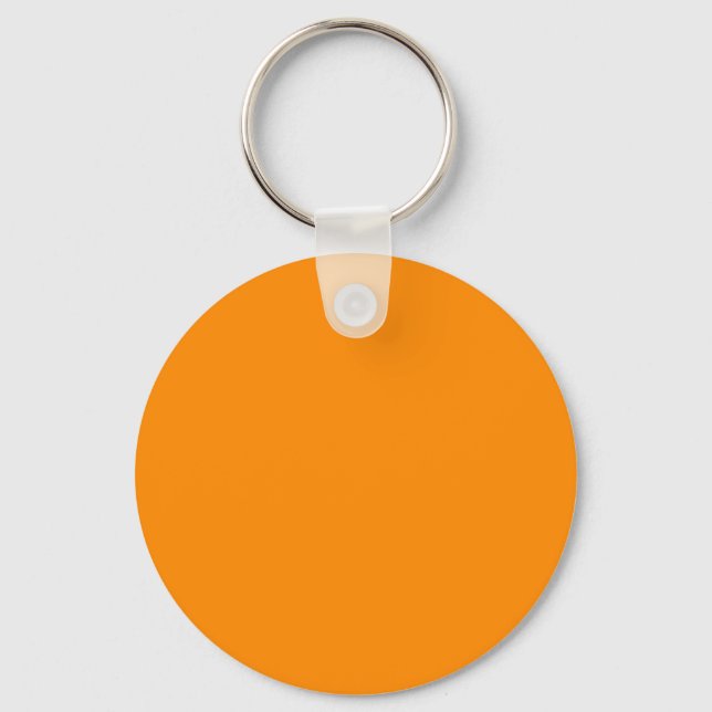 Porte-clés Modèle Customisé orange pur blanc (Recto)