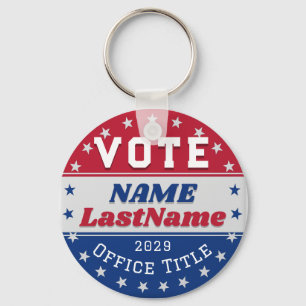 Porte-clés Modèle de campagne personnalisée pour les élection