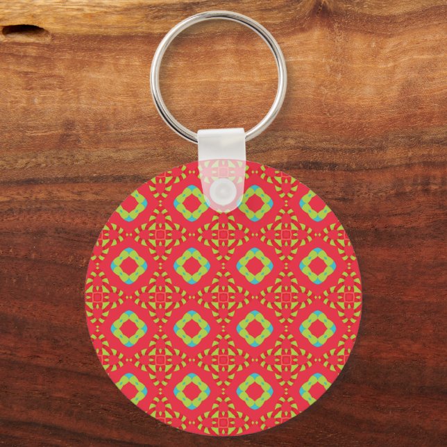 Porte-clés Modèle de charme des fêtes de Noël 01 -  (Verso)