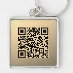 Porte-clés Modèle de code QR instantanément modifiable Faux