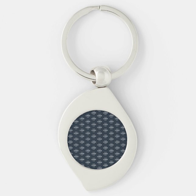 Porte-clés Modèle de nom personnalisable avec votre logo ici (Devant)