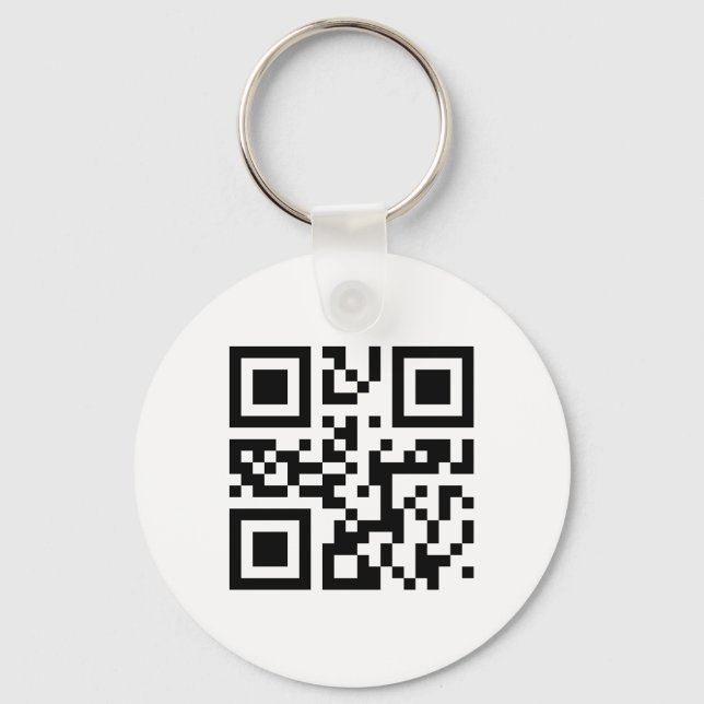 Porte-clés Modèle de Porte - clé de code QR (Recto)