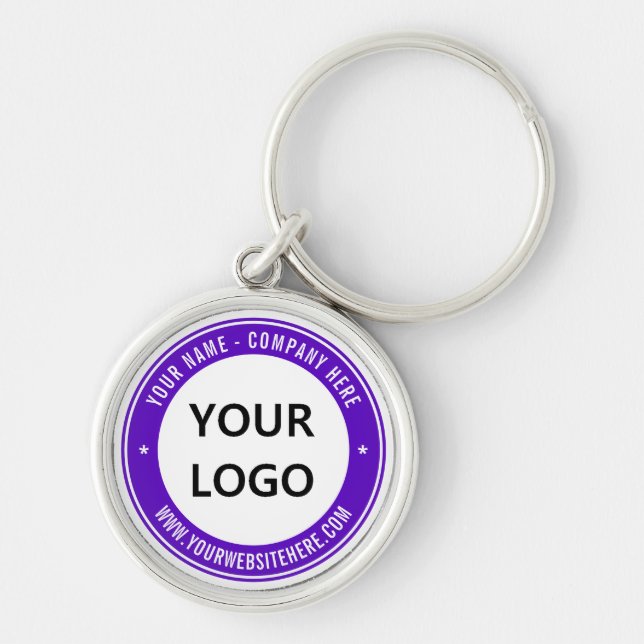 Porte-clés Modèle de Porte - clé promotionnel du logo de l'en (Devant)