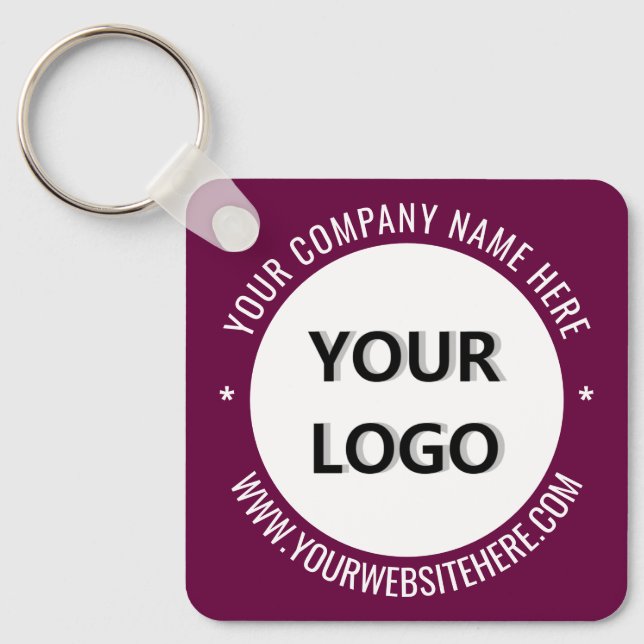 Porte-clés Modèle de Porte - clé promotionnel du logo de l'en (Recto)