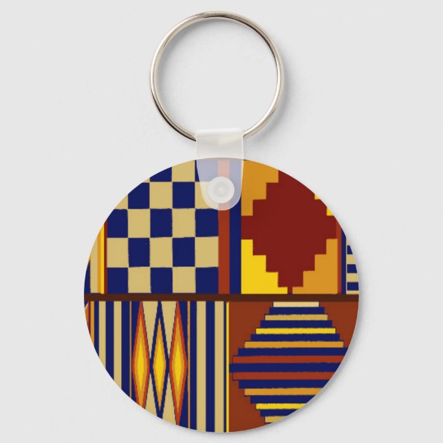 Porte-clés Modèle de tapis de prière Kilim (Recto)