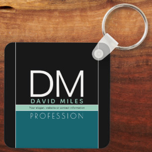 Porte-clés Modèle d'entreprise moderne   Toutes les couleurs 