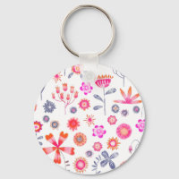 Modèle floral moderne