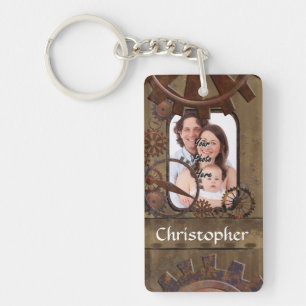 Porte-clés Modèle photo steampunk personnalisé