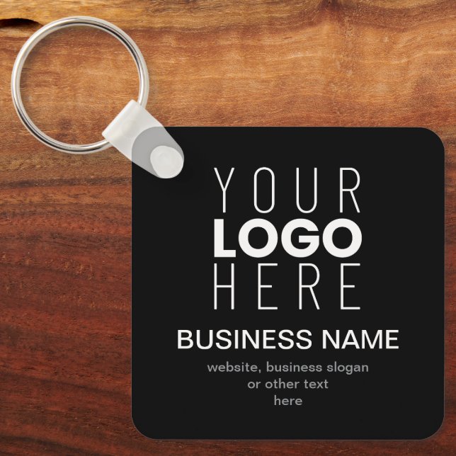 Porte-clés Modèle simple moderne pour le logo de votre entrep (Recto)