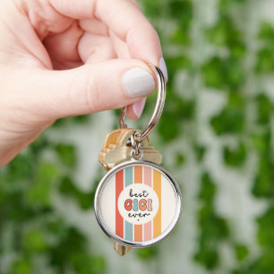 Porte-clés Moderne Best Gigi Ever Cute Retro Grand-mère