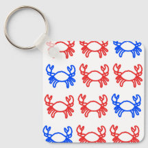 Porte-clés moderne du zodiaque Crabe – Propre