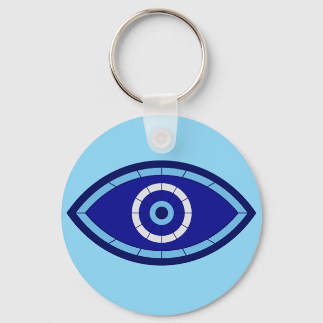 Porte-clés Moderne Protection Géométrique de l'Oeil contre le (Recto)