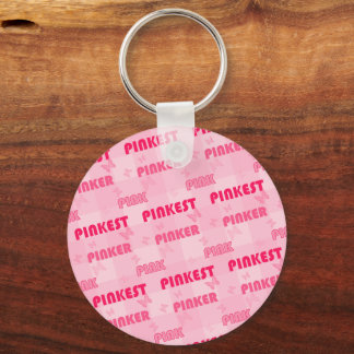 Porte-clés Moderne Rose Plus rose Le plus rose Motif