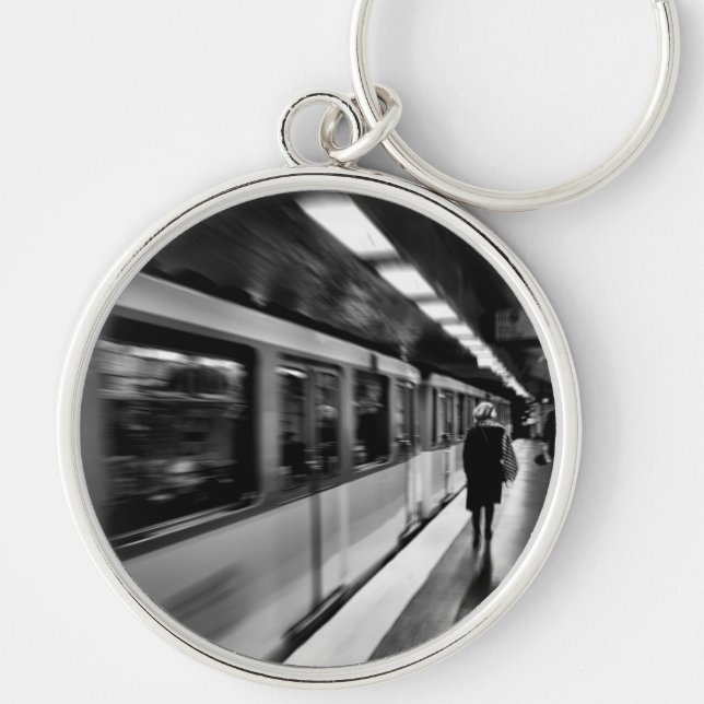 Porte-clés Moderne, vie urbaine parisienne (Devant)