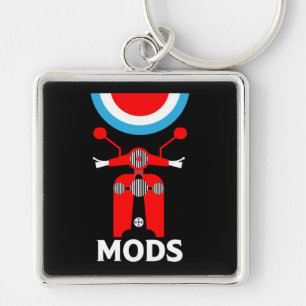 Porte-clés Mods Et Rockers Anglais D'Inspiration vintage