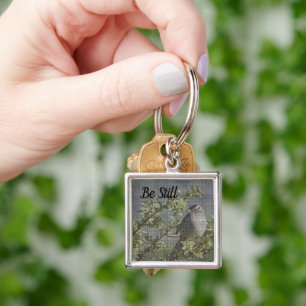 Porte-clés Moineau sur Branche Photographie de la Nature au R
