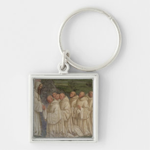 Porte-clés Moines bénédictins, de la vie de St Benoît (